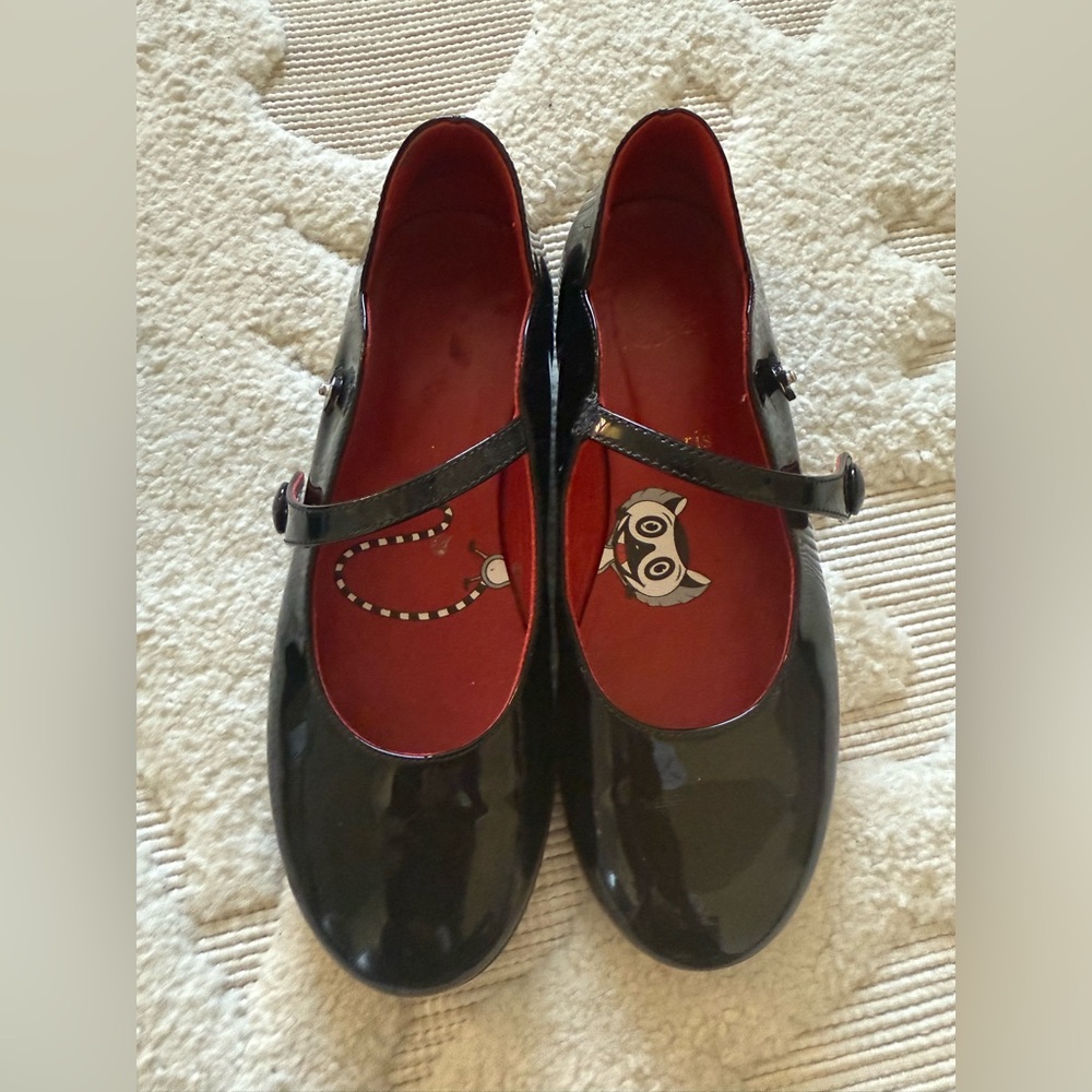 Christian Louboutin Black Mary Jane Shoes